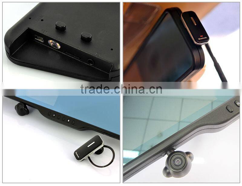 Smart rear view camera GPS with GPS navigation bluetooth DVR and android 4.0