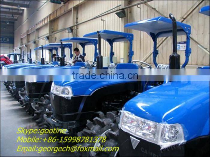 50hp 4x4 wheels driven tractor