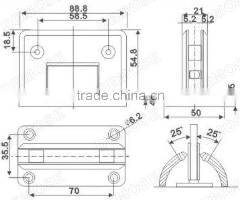 sanitary wares glass shower room bathroom accessory set