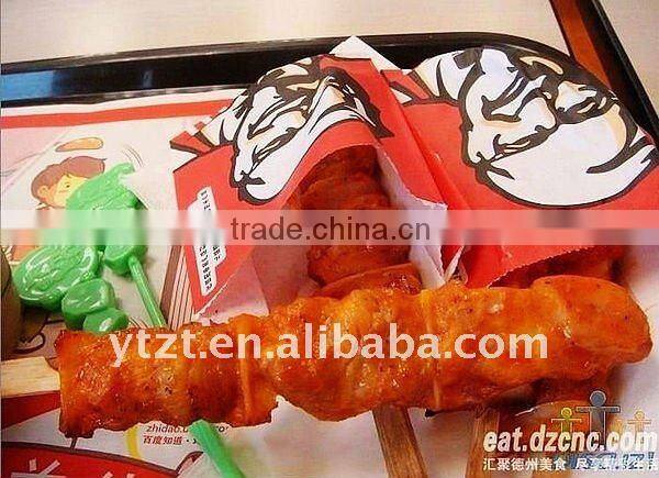 BBQ flat metal skewers