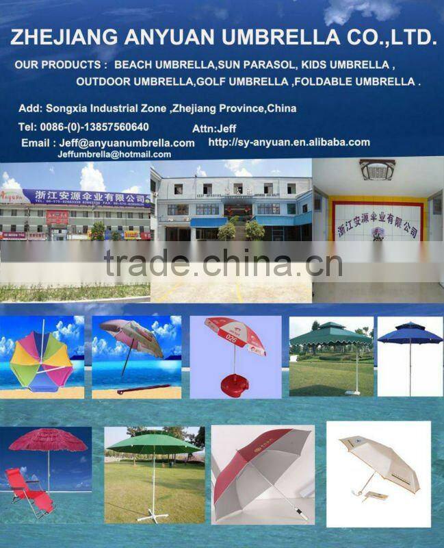 polyester crank umbrella with 24 panels