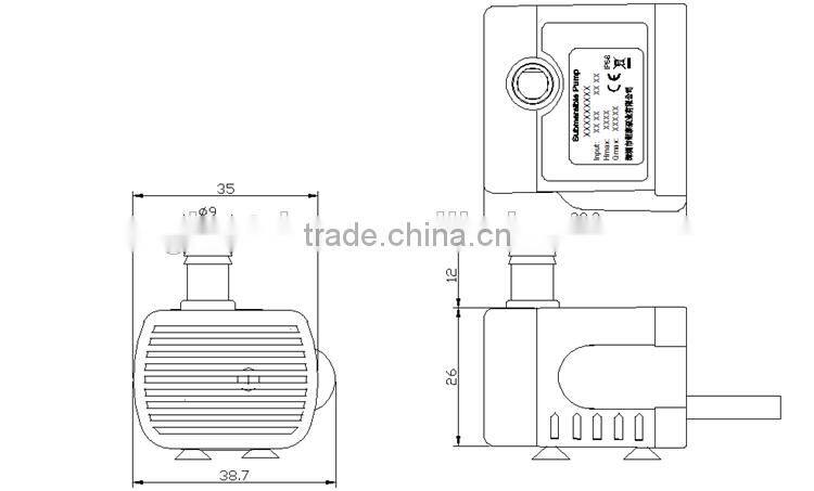 DC Small water pump for fish tank