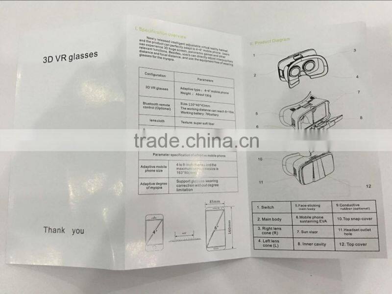 High Quality Virtual Reality Glasses Vr Device Vr Box 3D Glasses