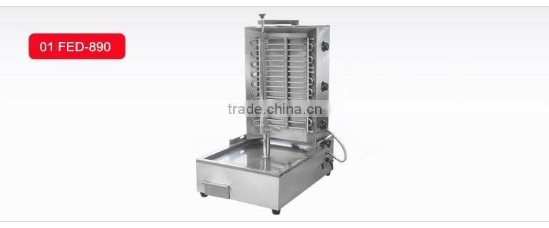 Middle East gas chicken shawarma machine best price for sale