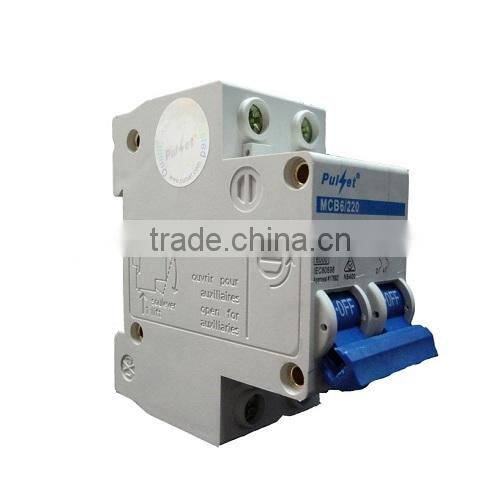 2 pole mini circuit breaker MCB