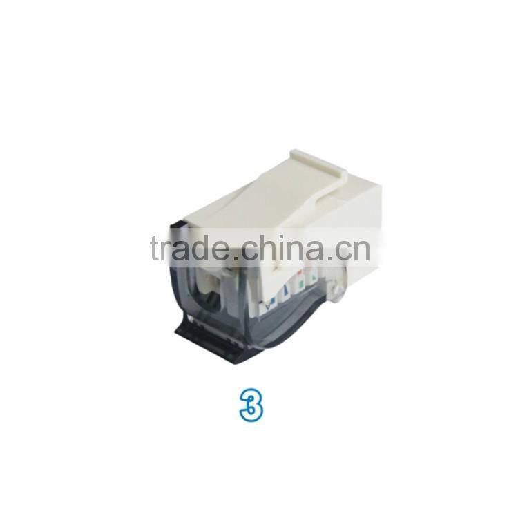 Toolless UTP Cat 6 RJ45 keystone jack