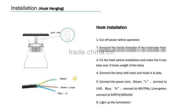 100W 120W 150W 200Wcircular fins industrial mining lamp IP65 warranty for 3 to 5 years