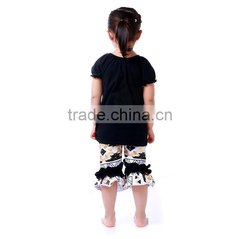 Fashion boutique popular baby clothes wholesale price bulk wholesale kids clothing blank top with pocket for baby girl