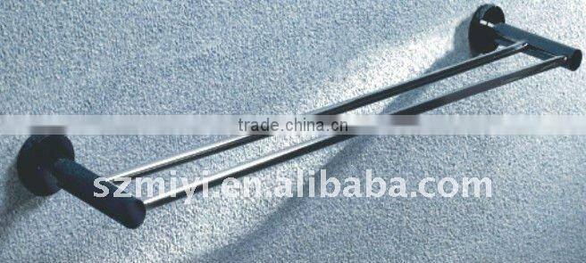 Bathroom double towel rack