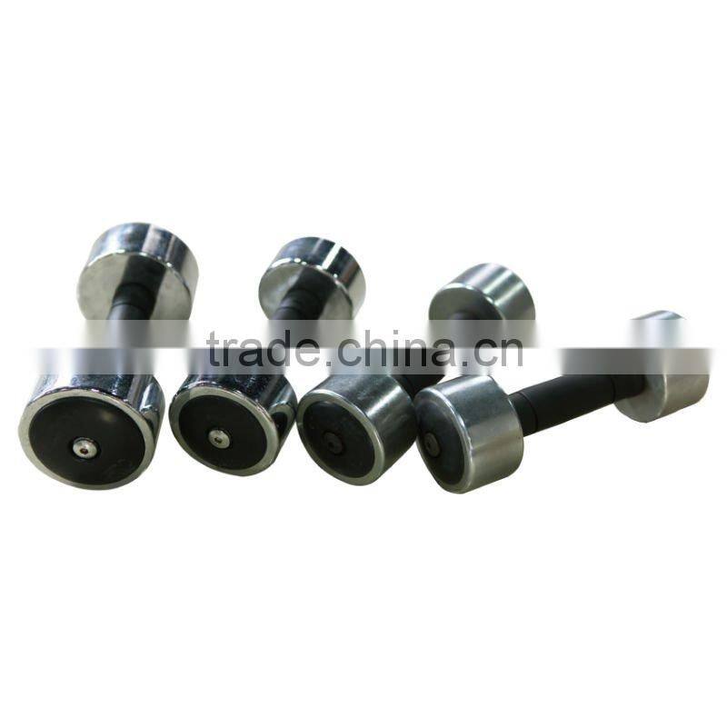 chromed dumbbell chrome dumbbell rubber dumbbell