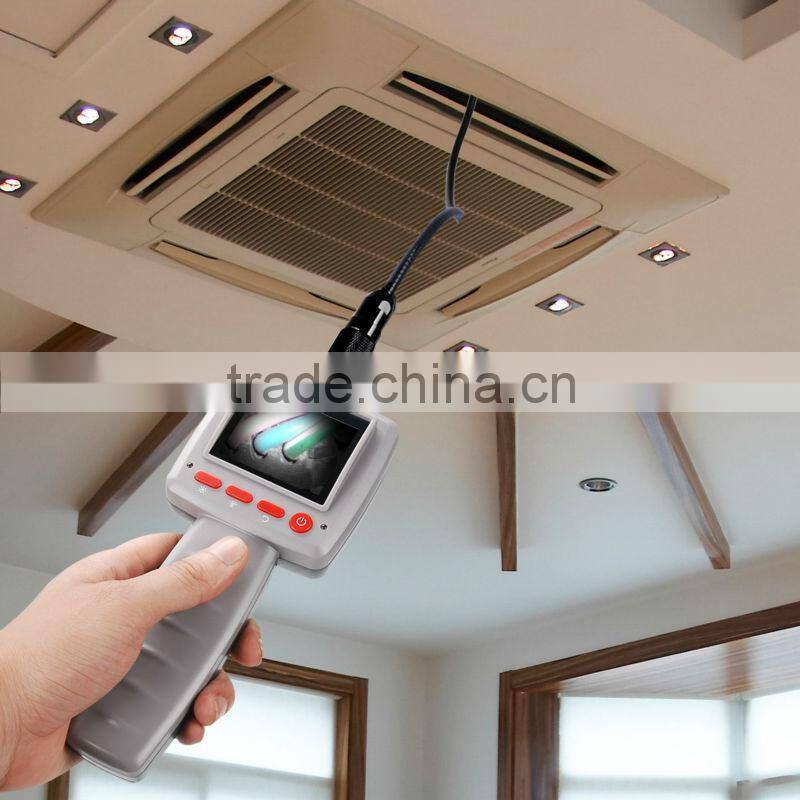 2.4" LCD Video Borescope Endoscope Snake Pipe Cable Inspection Camera