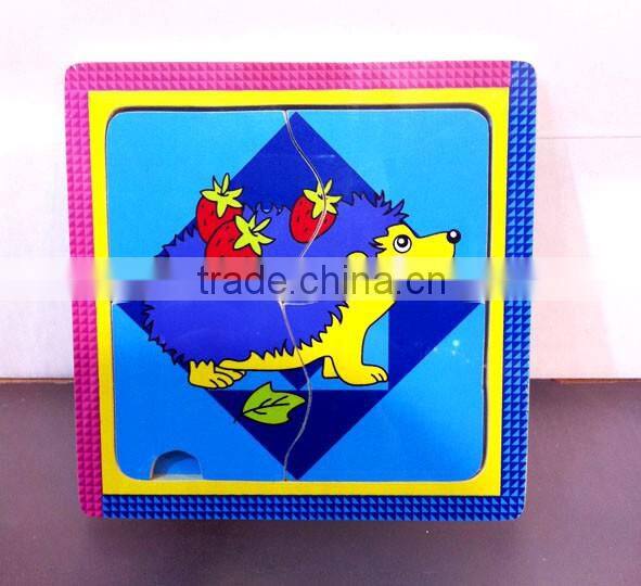 hot selling wooden educational kids mini puzzle toys