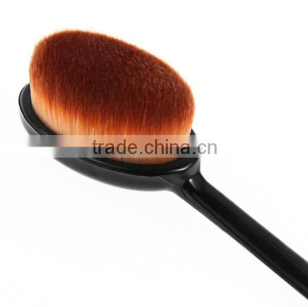 Pro Oval Brush Makeup Cosmetic Foundation Liquid Cream Powder Blush Pigment Tool