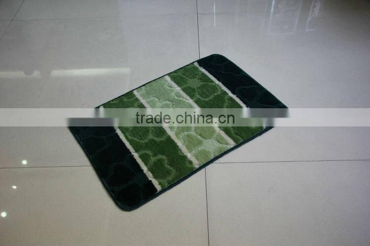 PP material anti-slip floor mat with TPR base