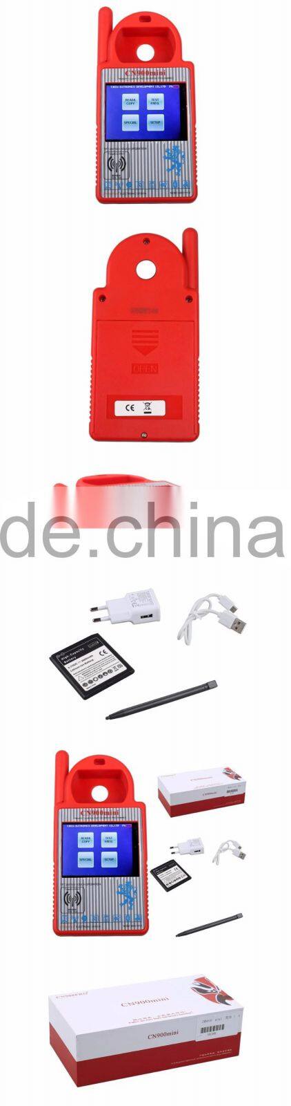 2016 New Arrival Smart CN900 Mini Transponder Key Programmer Online Update Mini CN900 4c 4d 72g ID 48 key copier