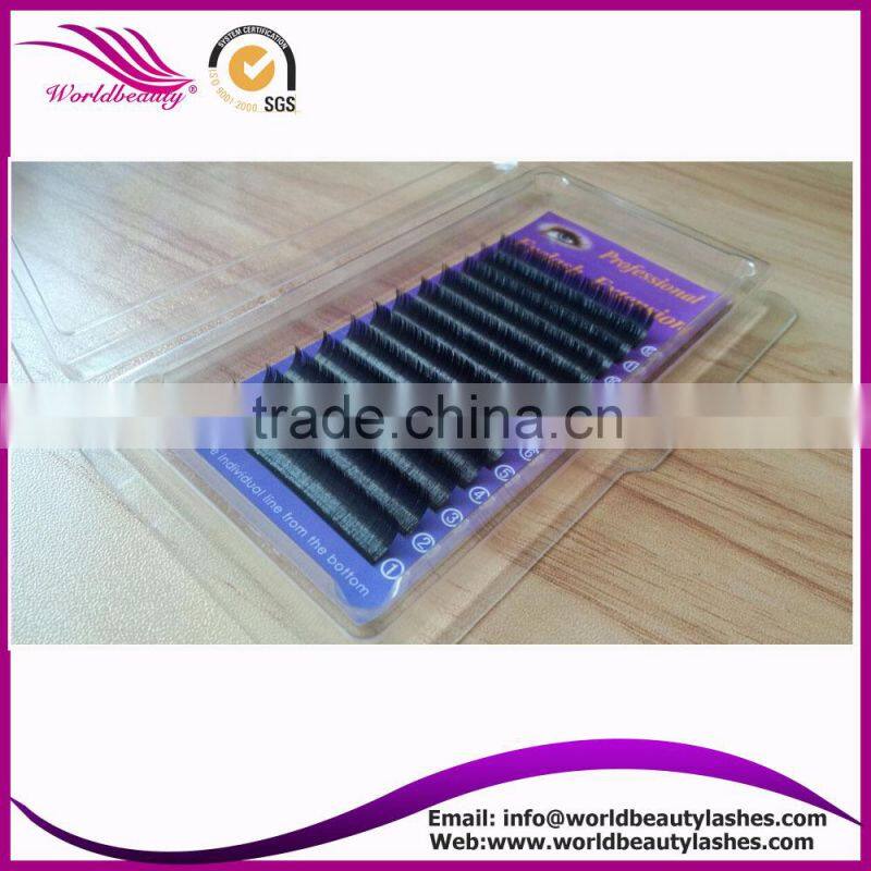wholesale price top quality 0.15/0.20 ellipse eyelash extensions
