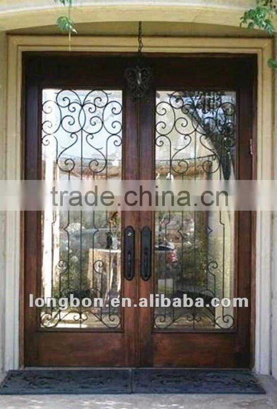 modern wrought iron security screen door