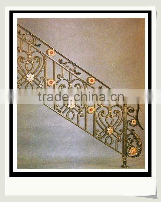 Top-selling hand forged modern metal outdoor stairs
