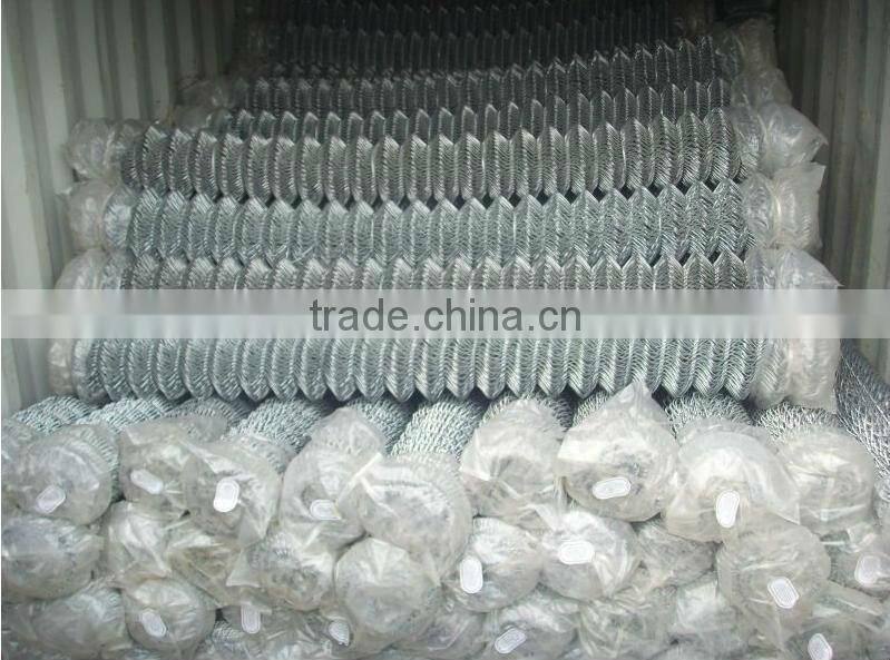 Hot dipped galvanized chain link fence machine