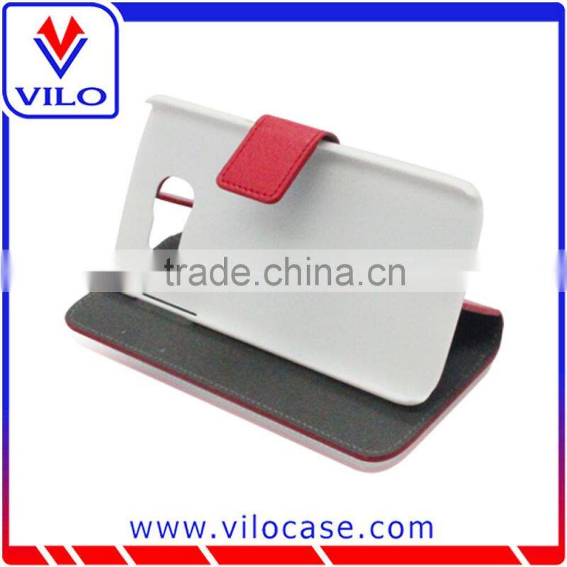 high quality wallet leather Smart flip case for Samsung Galaxy S6
