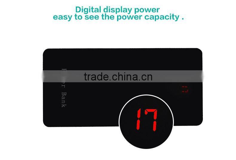 2016 stylish solar charger umbrella wholesale power bank with LCD dispaly