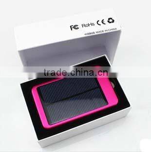 the creative high capacity original solar Power Bank for travel set