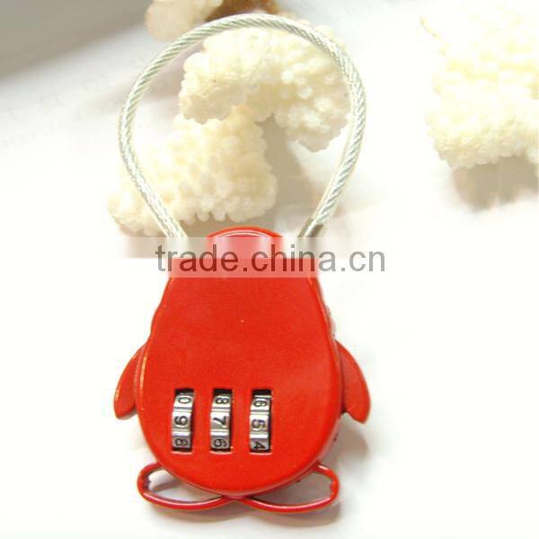 CH-QQ adjustable digital password cute padlock for travel bag