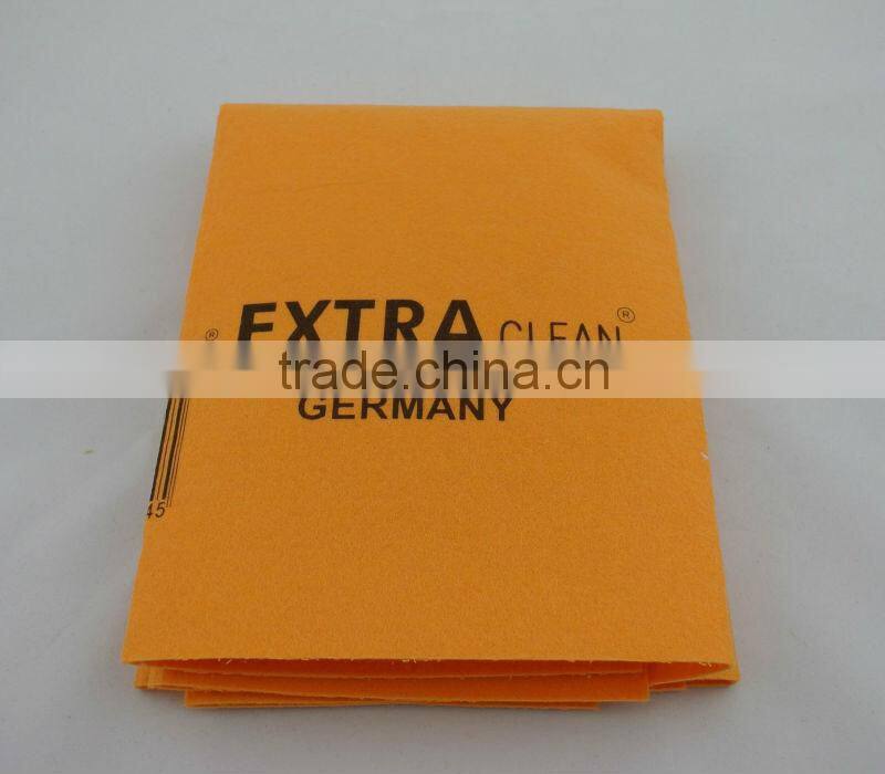 Germany extra clean logo printed orange super absorbent floor wipers