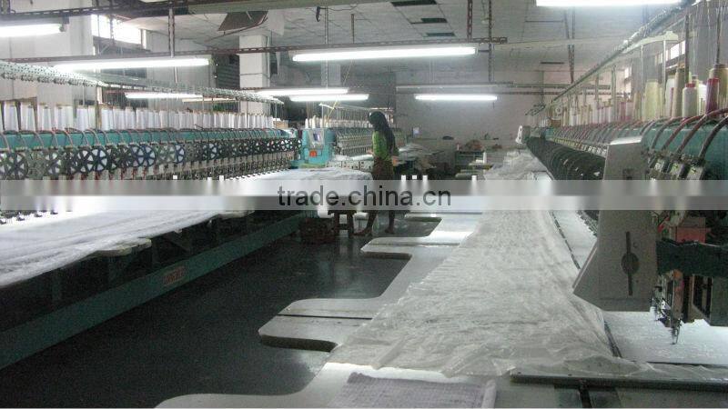 3d flower lace embroidered fabric