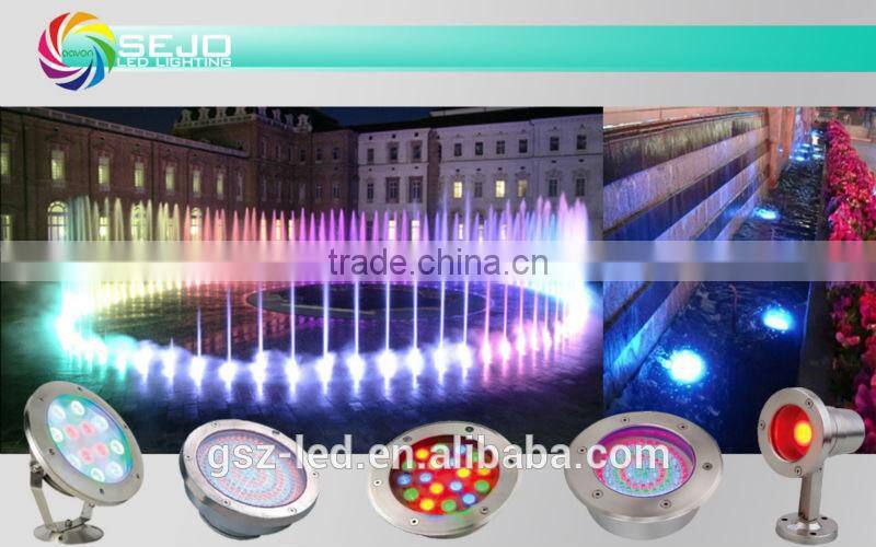 LED outdoor lighting LED fountain light 304 stainless steel RGB