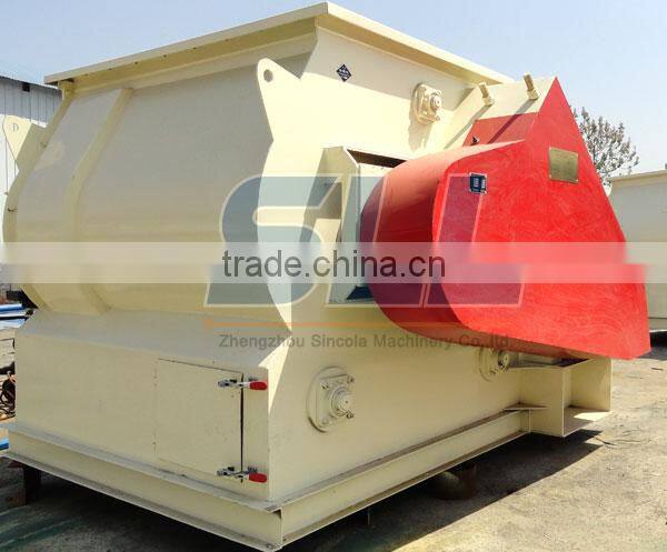 SINCOLA New design Gravity-less twin shafts dry mortar mixer 3 point cement mixer