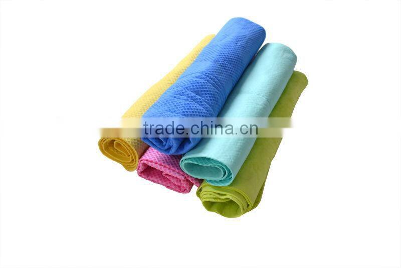 Tube packed pva chamois deerskin car cleaning towel