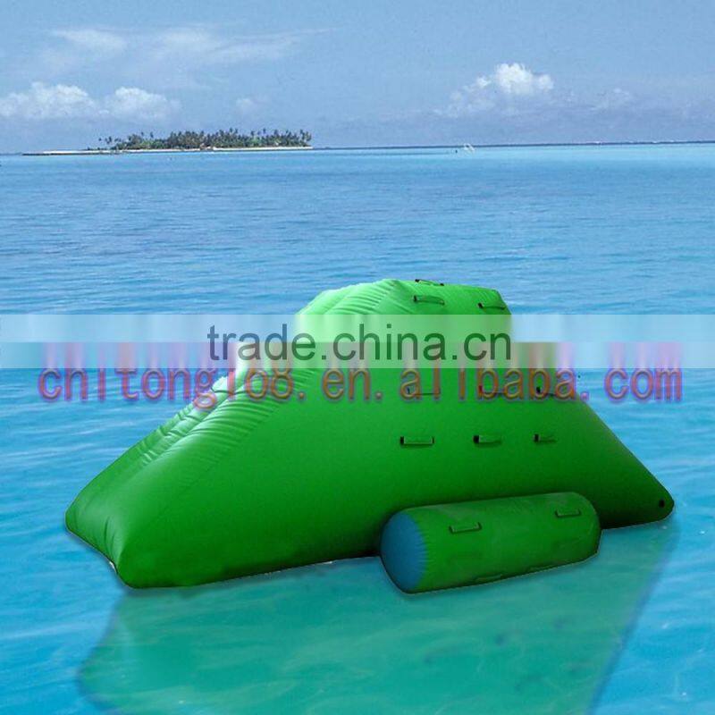 Top Quality Durable Inflatable Floating Slide, Water Iceberg slide, Climbing Toys