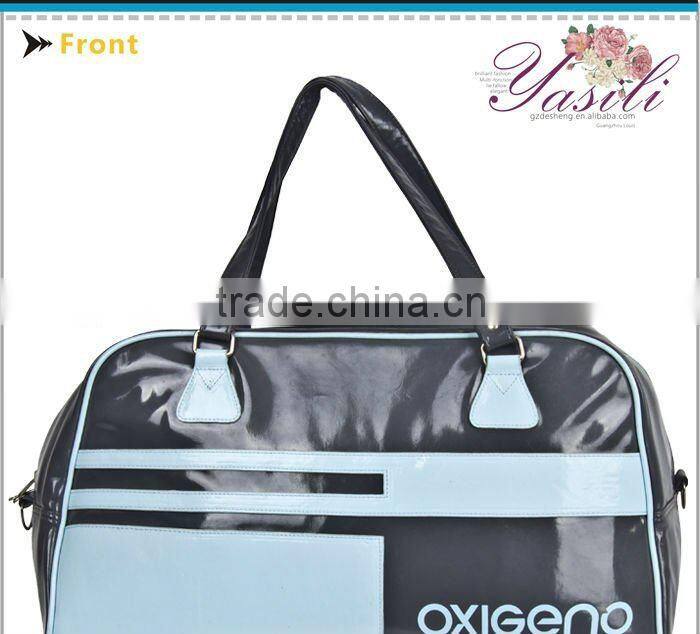 pu leather sport bag travel bag