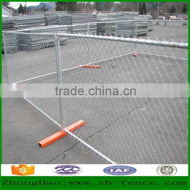 Factory direct sale hot dipped galvanized PVC coated and powder coated temporary fence