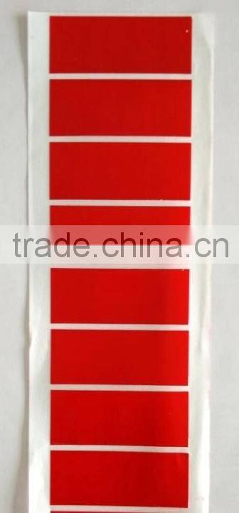 Customized self adhesive coated paper color identification mark label with different color