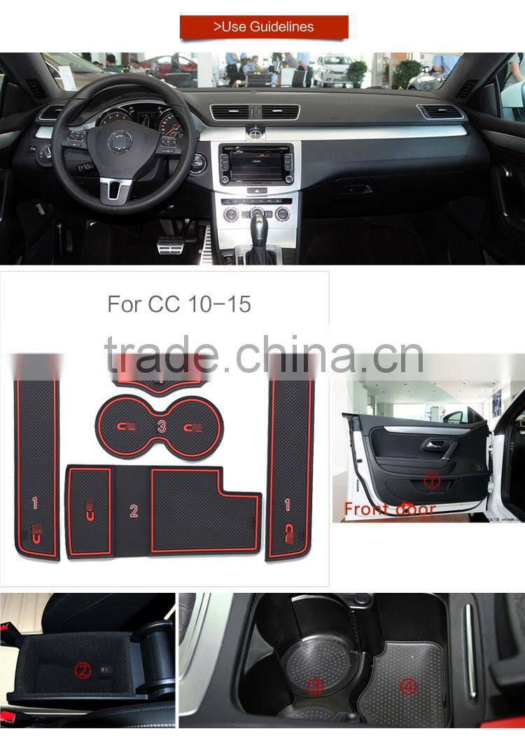 Best ODM service car door mat for Volkswagen CC 2011-2015 5pcs/set