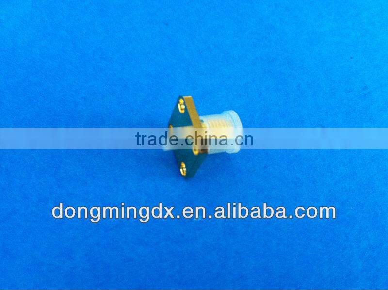 SMA female to female flange connector