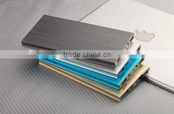 Only 9.8mm thick universal power bank charger external battery charger for blackberry