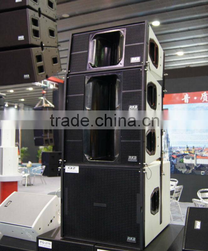 2x10 inch line array professional audio speaker