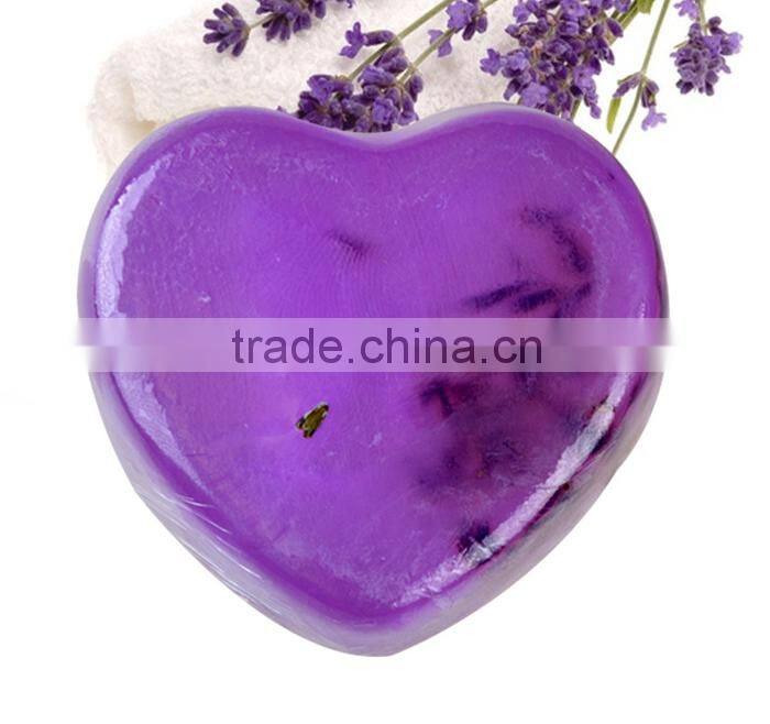 Deep clean handmade soap OEM of lavender can be printed LOGO
