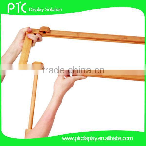 Bamboo exhibition counter