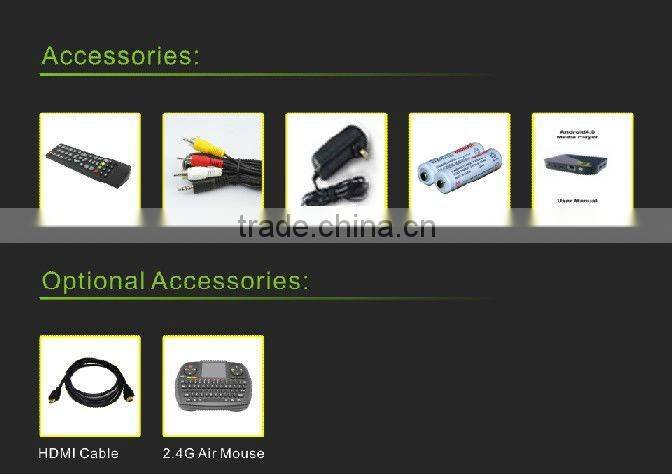 Dual core andriod tv box , Supports Airplay Miracast and DLNA