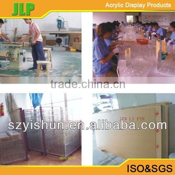 JLP acrylic brand display logo block thick high transparency block