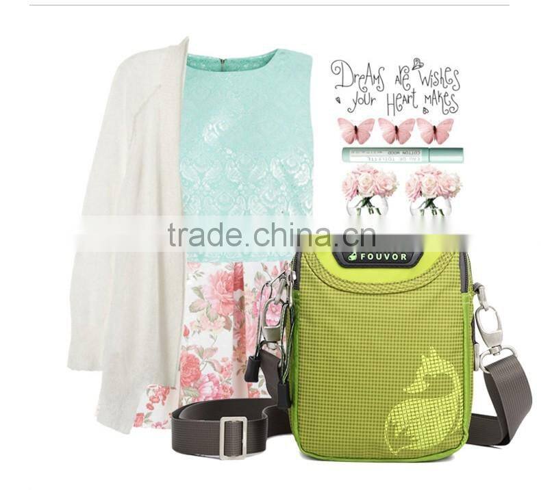 2016 Factory Colorful Custom logo Single Strape Shoulder Messenger Bags for Lady and Men