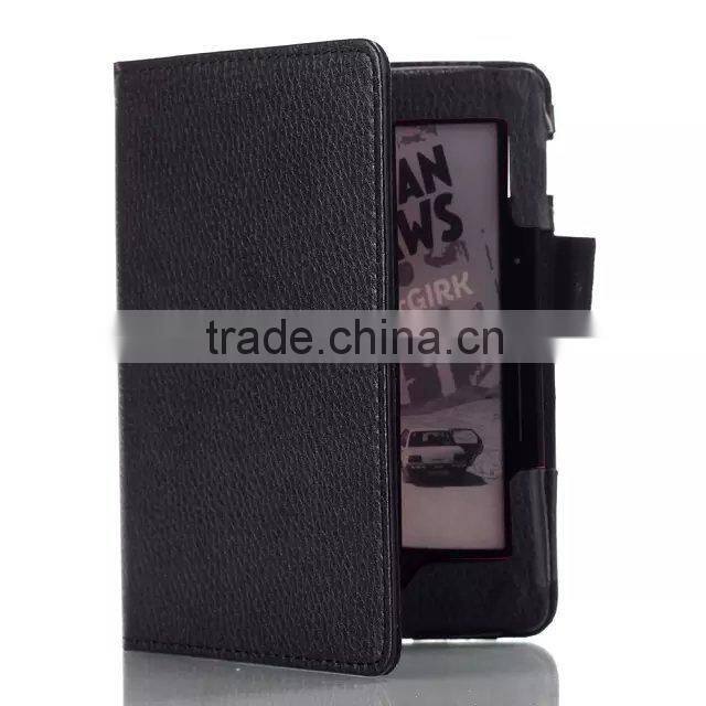 Flip Folio Stand Leather Case For Amazon Kindle Voyage 6 Inch Ebook Ereader