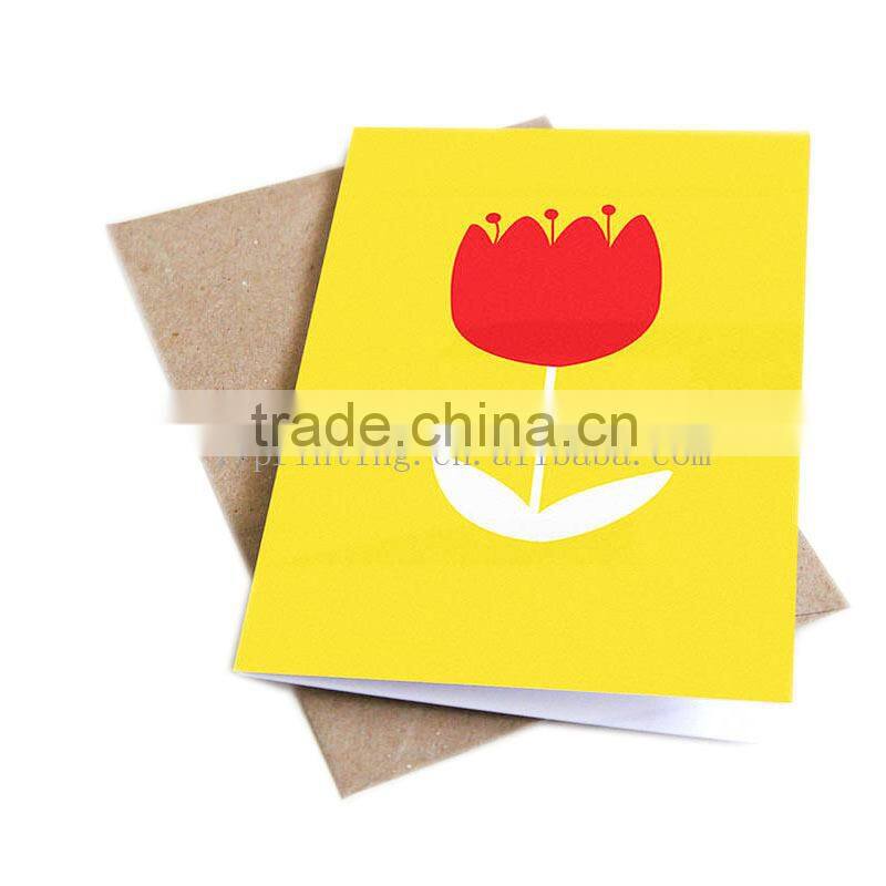 2016 Handmade christmas card new year greeting card printing
