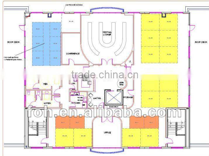 Melamine Customized Conference Table (FOH-CT-F2412)