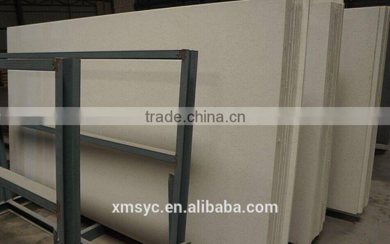 Artificial quartz stones multi color quartz counter top slabs