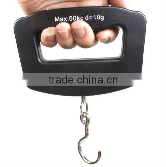LCD Digital Luggage Scales for suitcase,travel,shopping,gift sale with Blue LED backlight